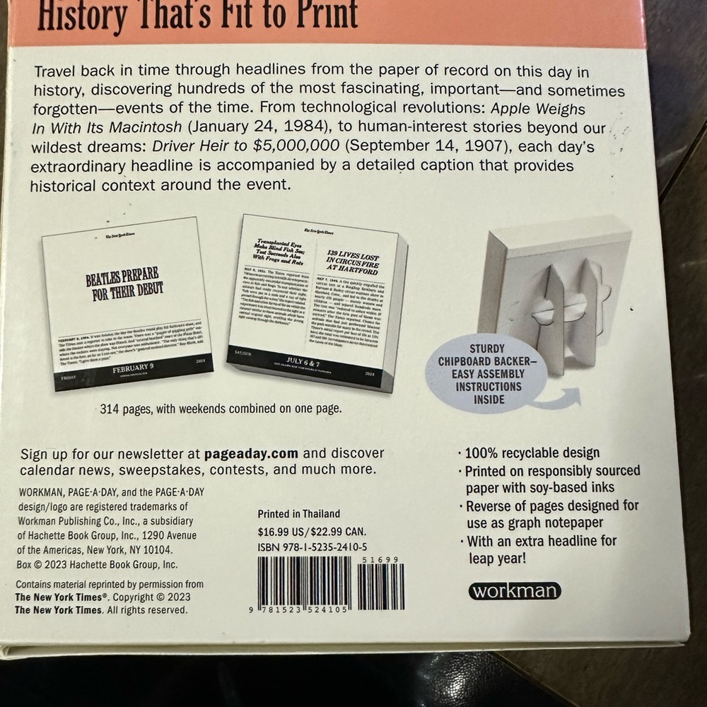 Headlines in history